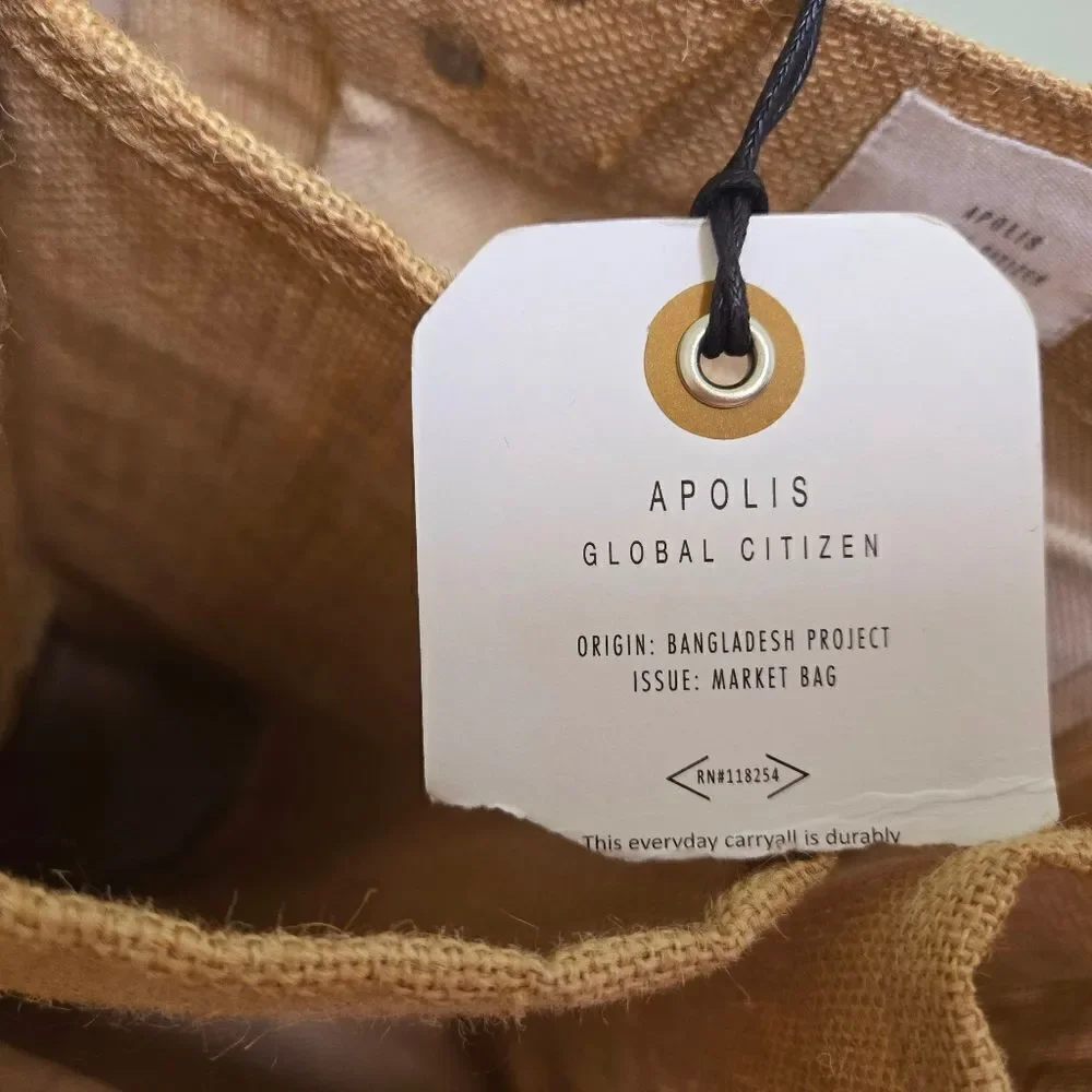 APOLIS GLOBAL CITIZEN ORIGINAL MARKET BAG/ WINE TOTE